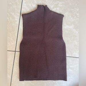 Brown Tank Sweater Vest